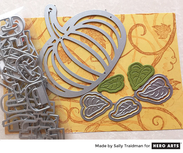 Vines and Pumpkins by Sally Traidman for Hero Arts