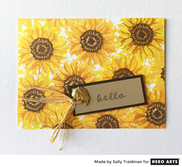Sunflowers by Sally Traidman for Hero Arts