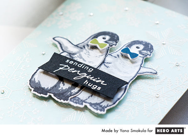 Video: Color Layering Baby Penguin Cards | Color Layering With Yana Series made by Yana Smakula for Hero Arts