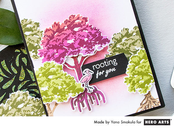 Color Layering Mangrove Cards by Yana Smakula for Hero Arts