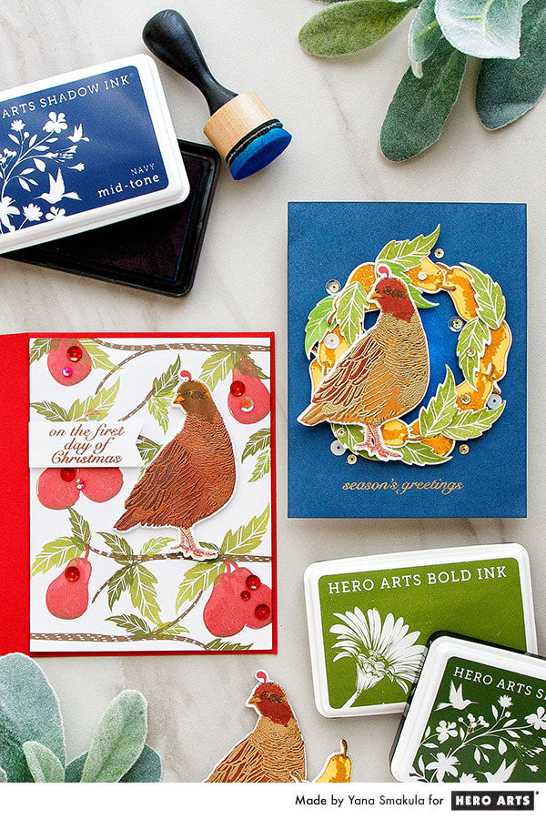Video: Color Layering Partridge Cards | Color Layering With Yana Series
