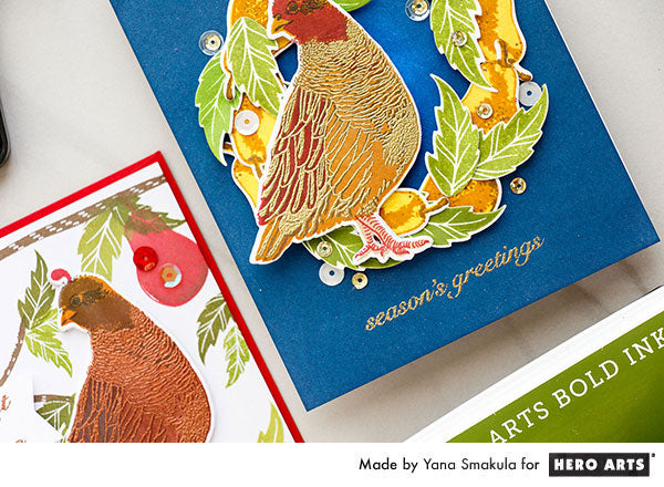 Video: Color Layering Partridge Cards | Color Layering With Yana Series