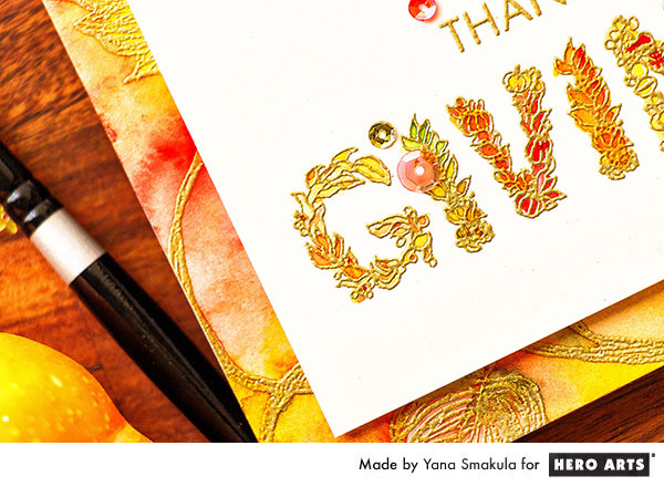 Happy Thanksgiving Card by Yana Smakula for Hero Arts