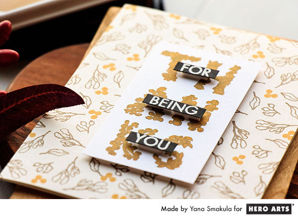 Thanks For Being You Card by Yana Smakula for Hero Arts