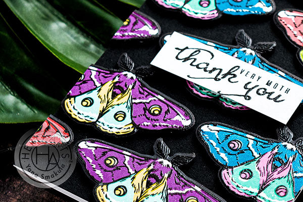 Thank You Very Moth Card by Yana Smakula for Hero Arts
