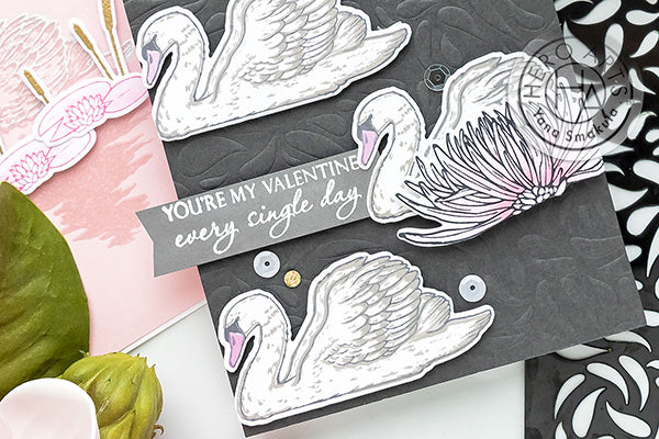 Friendship & Valentine's Day Swan Cards by Yana Smakula for Hero Arts