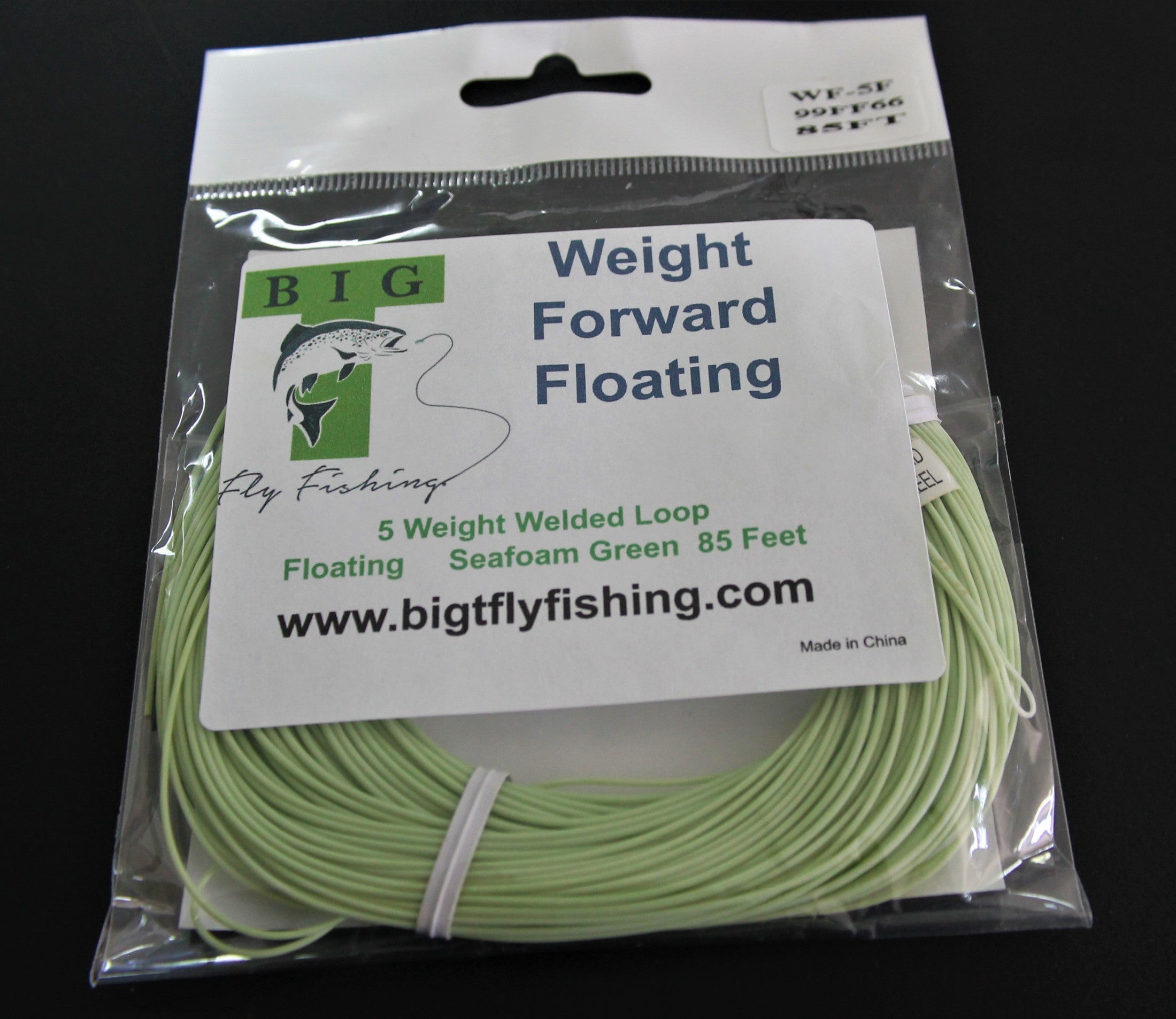 Bright Yellow 100' LN517 FLY LINE Weight Forward Floating 4WT Loops at each end 