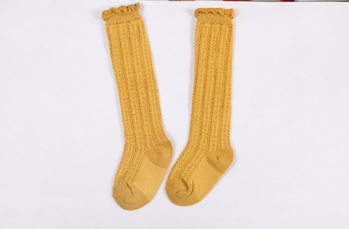 Baby/Toddler Mustard Knee High Socks 
