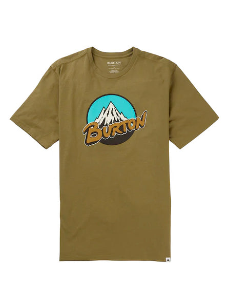 Burton Retro Mountain T Shirt Martini Olive Boardwise Boardwise
