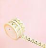TRIANGLE GOLD FOIL WASHI TAPES