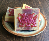 welsh dragon molded soap