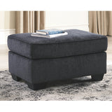 Edmonton Furniture Store | Slate Grey Fabric Rocker Recliner Chair - 872