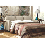 Edmonton Furniture Store | Cream Fabric Stationary Sofa - 166