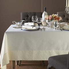 Mode Living Easycare Geneva Tablecloth in Cream