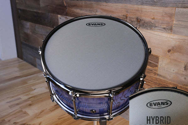 evans hybrid snare head 14