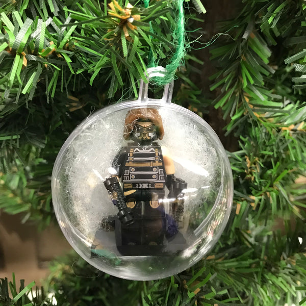 Holiday Christmas Tree Ornament Marvel Winter Soldier Lego