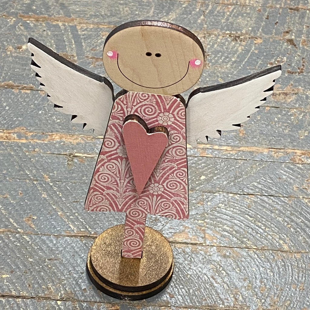 Angel Laser Cut Dimensional Holiday Ornament Sign Small