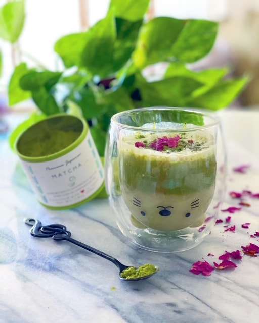 MATCHA ROSE LATTE