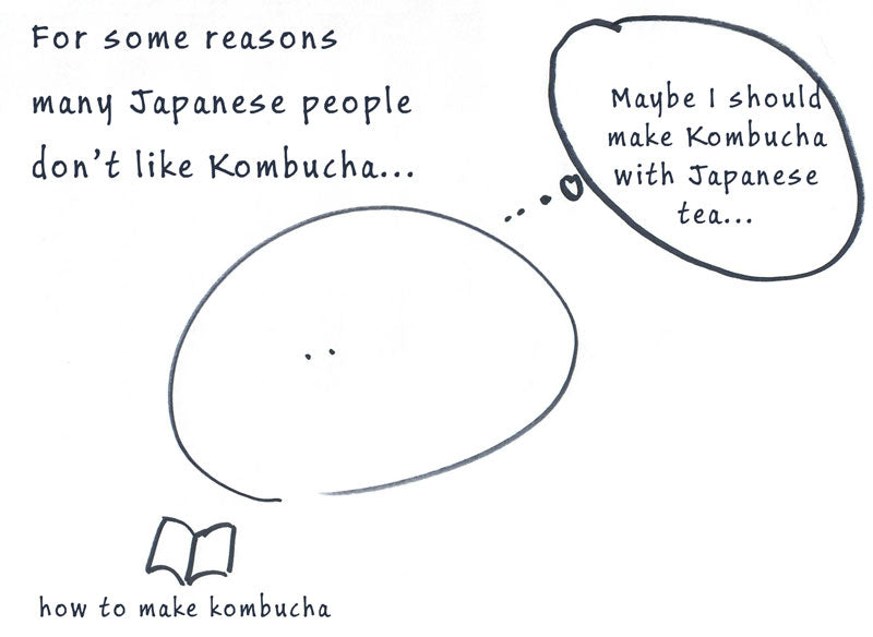 Kombucha with Japanese Tea