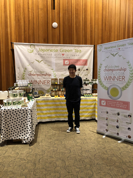 PDX Tea Festival - Booth of Japanese Green Tea Company and Kei Nishida