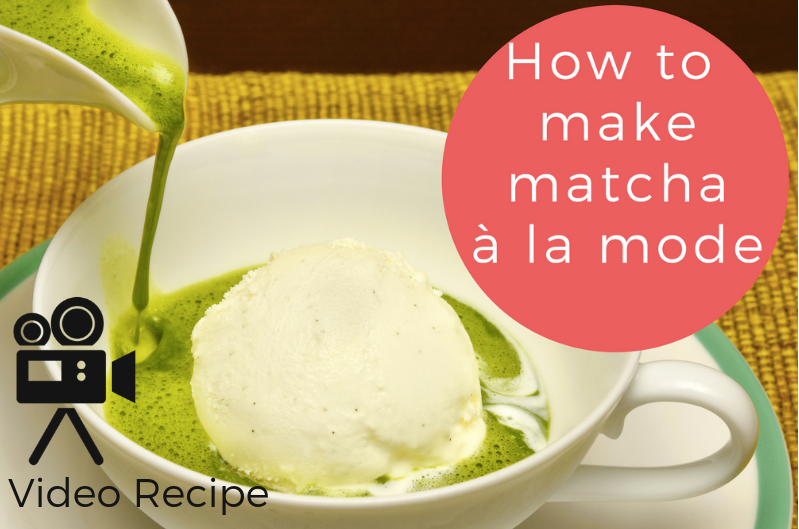 How to make matcha a la mode