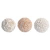 Shell Flower Ball- White