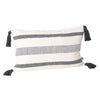 Coast Lumbar Cushion- Black Stripe