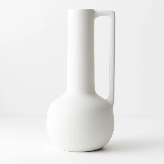 Luca Vase- White