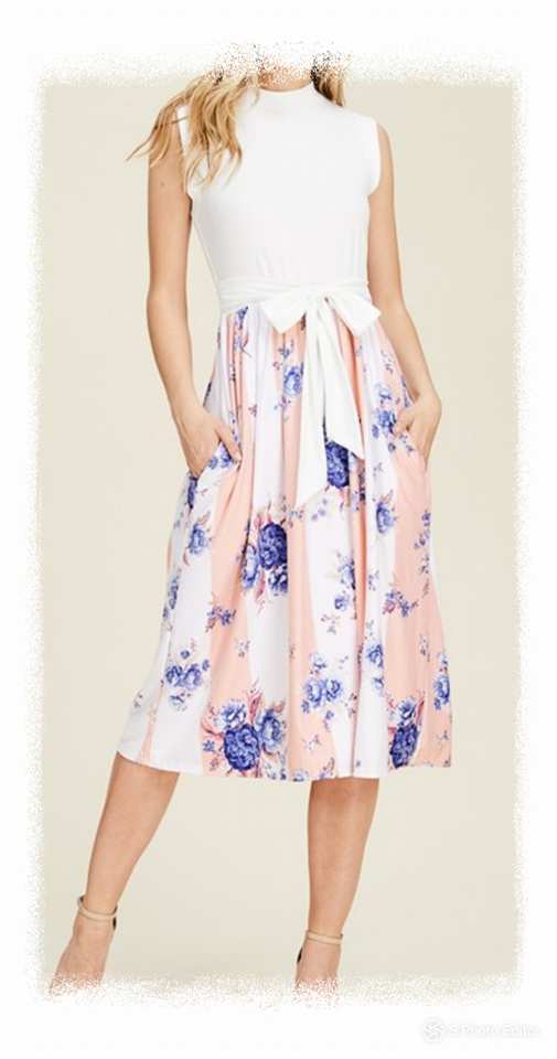 floral bottom dress