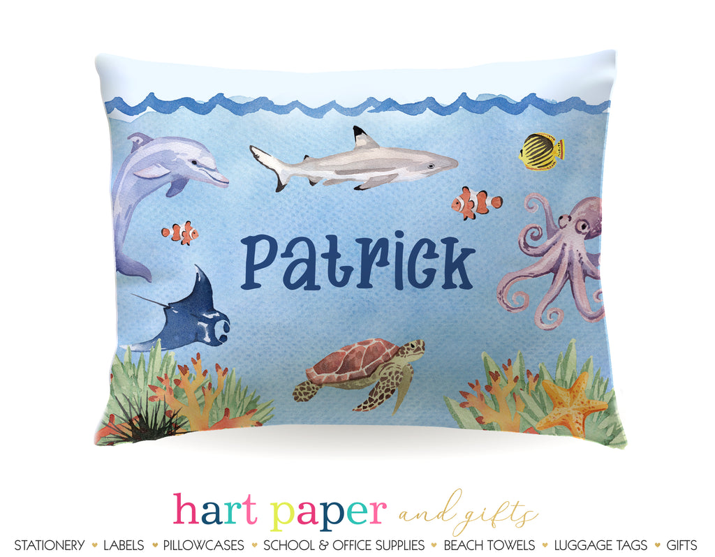 Personalised Lobster,Prawn,Fish Cushion Cover.Personalise your own text-ILVC1167 