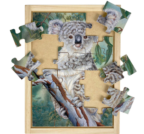 oz publishing koala wooden jigsaw puzzle