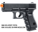 GLOCK 19 Gen3 Gas Blowback 6mm Airsoft Pistol