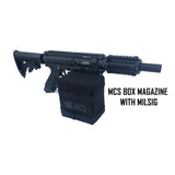 MCS Box Drive Magazine For Milsig Paintball Gun with Roundhead Magazine