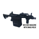 MCS Box Drive Magazine For Tacamo Bolt/Blizzard/Hurricane/Tornado / Vortex/MKP/MKV/MK5 with Roundhead Magazine