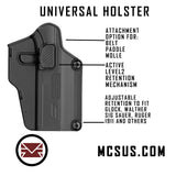 Universal Hoslter (Glock, S&W, Walther, Ruger 1911 and Others)