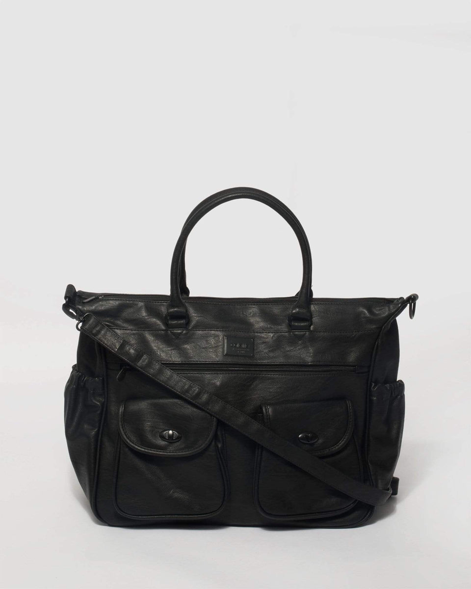 Black  Baby Travel Bag
