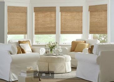 Voom window fashions woven wooden shades residential