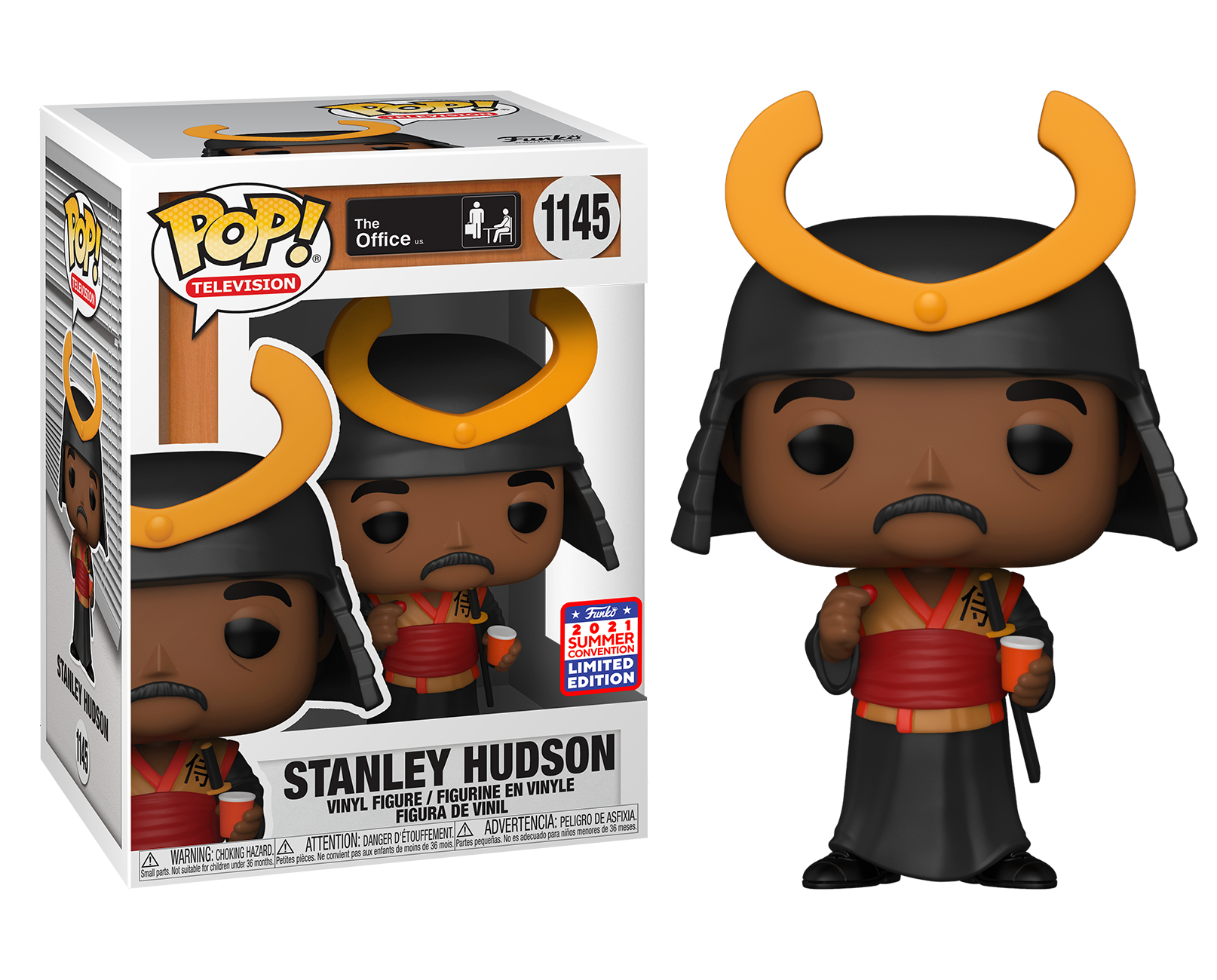 Office - Stanley Hudson as Samurai 2021 Summer Convention Exclusive | FUN55904 | Ozzie Collectables