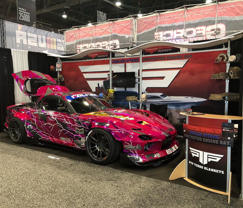 PTP Turbo Blankets 2018 SEMA Show Booth