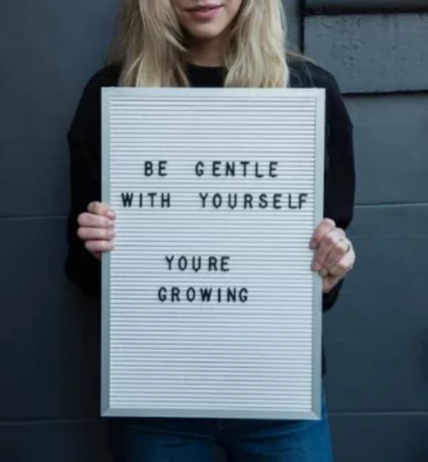 Personalized Letter Board - White
