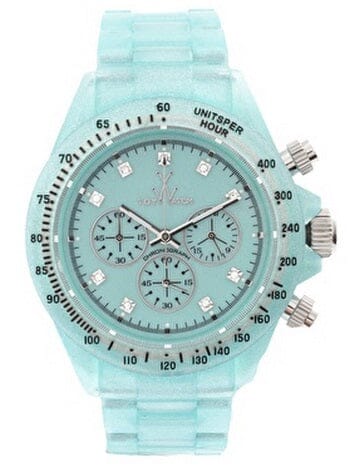 Toy Watch Fluo Pearly Chronograph Light Blue Plasteramic Men S Watch