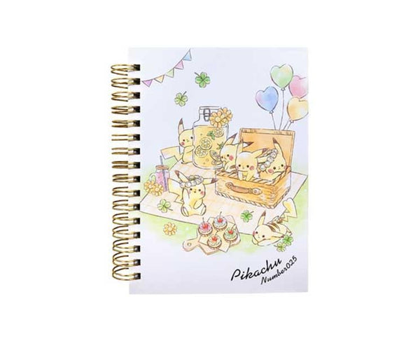 Pikachu Number 025 Picnic Spiral Notebook Sugoi Mart Sugoi Mart