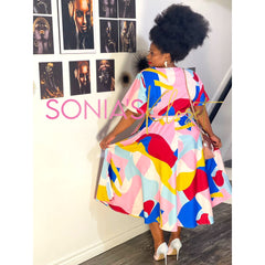 COLOR SPLASH DRESS