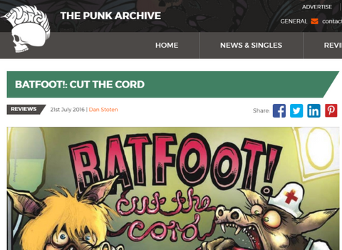 Batfoot! - Cut The Cord Album Review by The Punk Archive