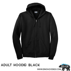 adult hoodie black