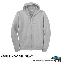 adult hoodie gray
