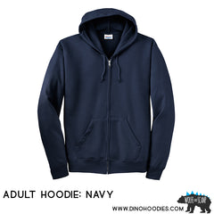 adult hoodie navy