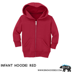 infant hoodie red