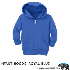 infant hoodie royal bue