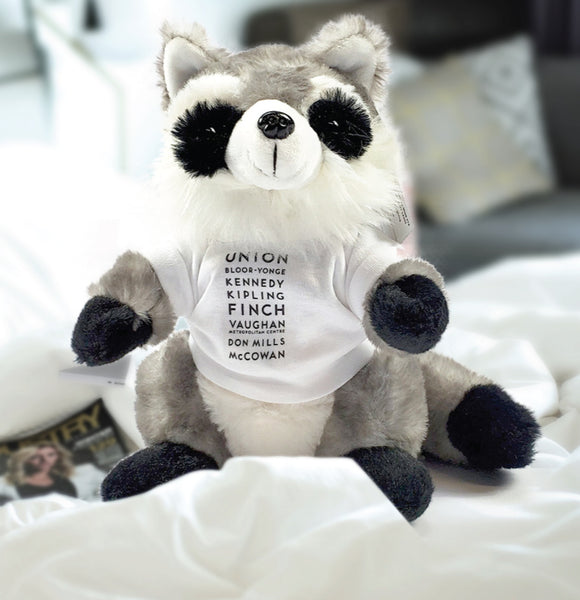 raccoon plush toy